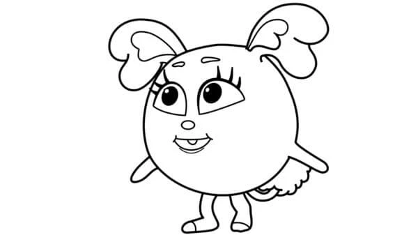 Vampirina boyama sayfası – el becerilerini geliştirir, boyama çalışması