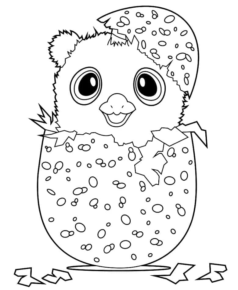 Hatchimals boyama sayfası – ücretsiz yazdır, boyama etkinliği