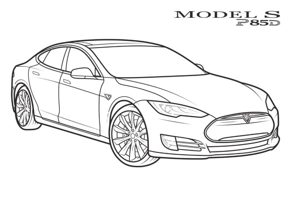 Tesla boyama sayfası #29 – yaratıcılık, doğum günü partisi aktivitesi