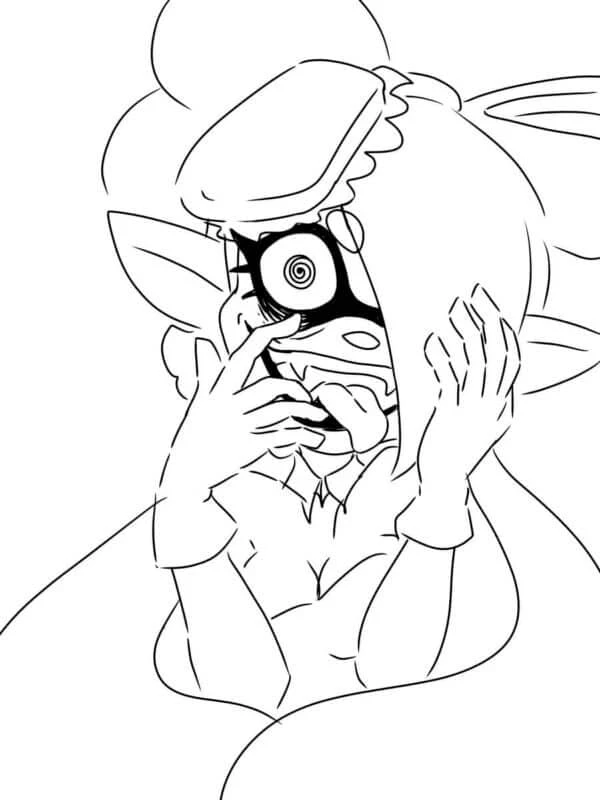Splatoon boyama sayfası – kolay boyama, eğitici aktivite