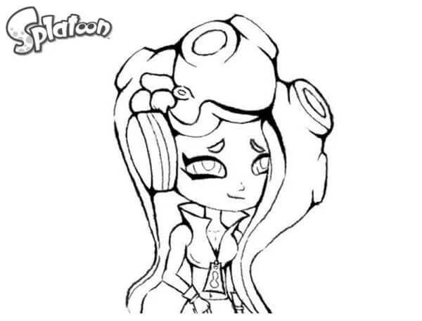 Splatoon boyama sayfası – boyama çalışması, yaratıcılığı geliştirir