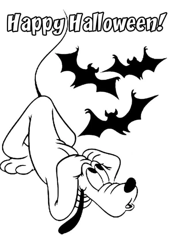 Pluto (Disney) boyama sayfası – keyifli zaman, renkli çizimler