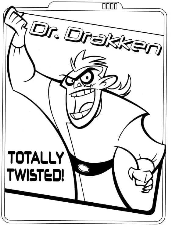 Kim Possible boyama sayfası – çocuk aktivitesi, PDF indir