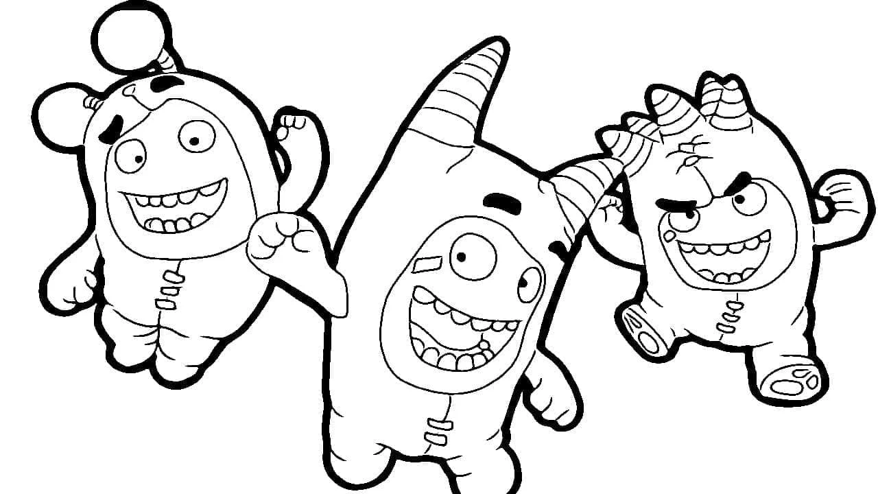 Oddbods boyama sayfası – ücretsiz yazdır, boyama etkinliği