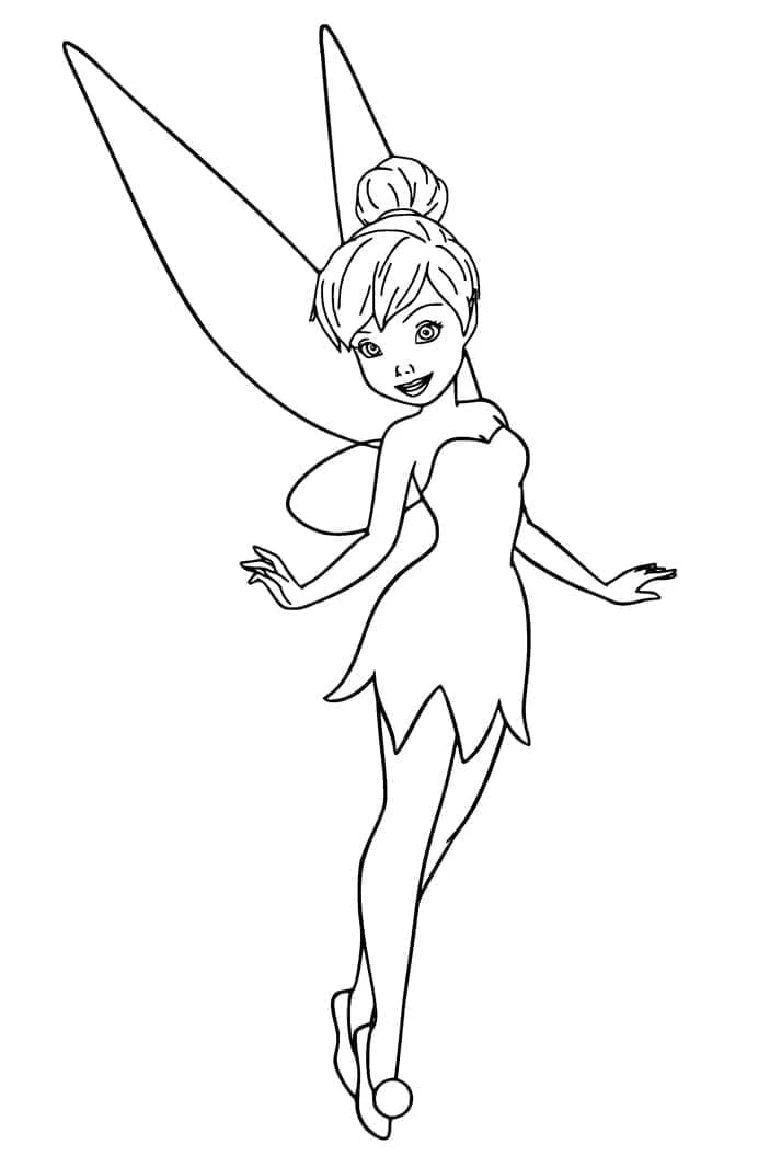 Peter Pan boyama sayfası – sanatsal çalışma, çocuklar için