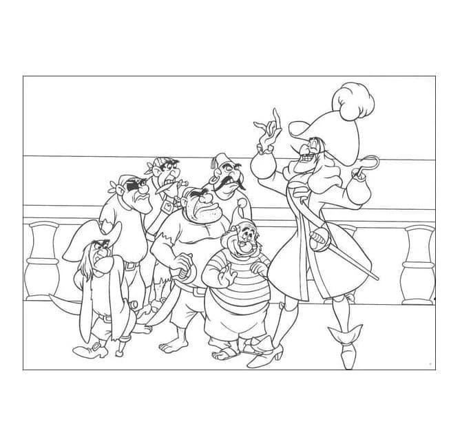 Peter Pan boyama sayfası – kolay boyama, eğitici aktivite