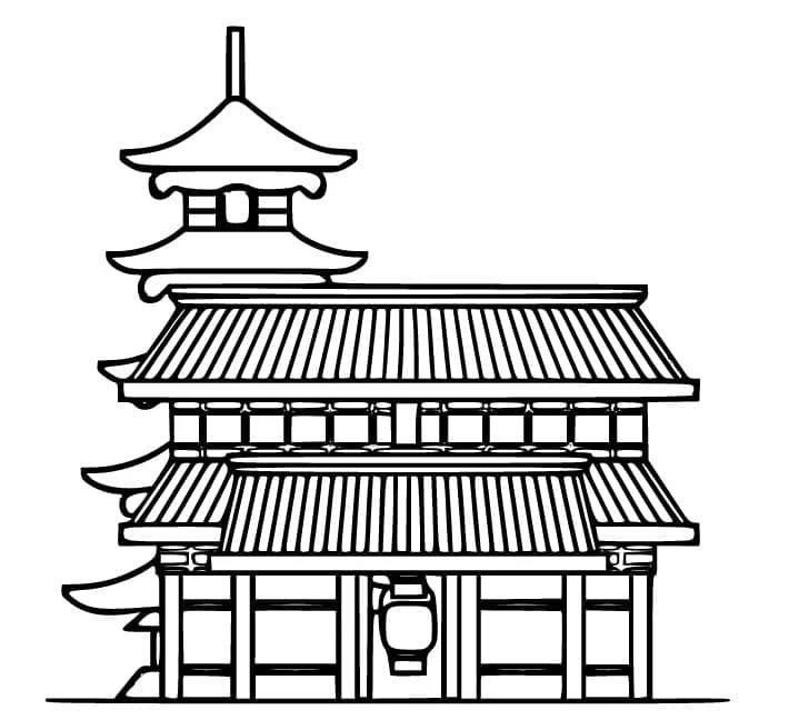 Japonya boyama sayfası – boyama çalışması, yaratıcılığı geliştirir