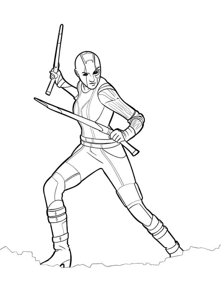 Galaksinin Koruyucuları boyama sayfası #59 – günlük etkinlik önerisi, kolay boyama