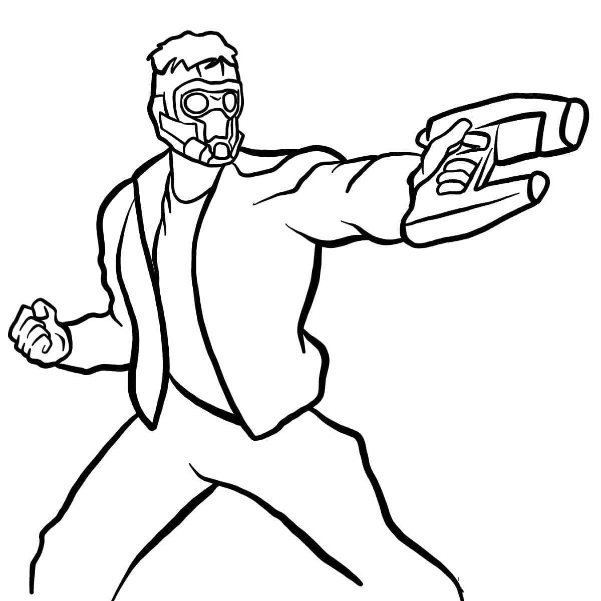 Galaksinin Koruyucuları boyama sayfası – keyifli zaman, renkli çizimler