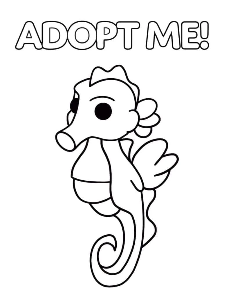Adopt Me boyama sayfası – yaratıcılığı geliştirir, keyifli zaman