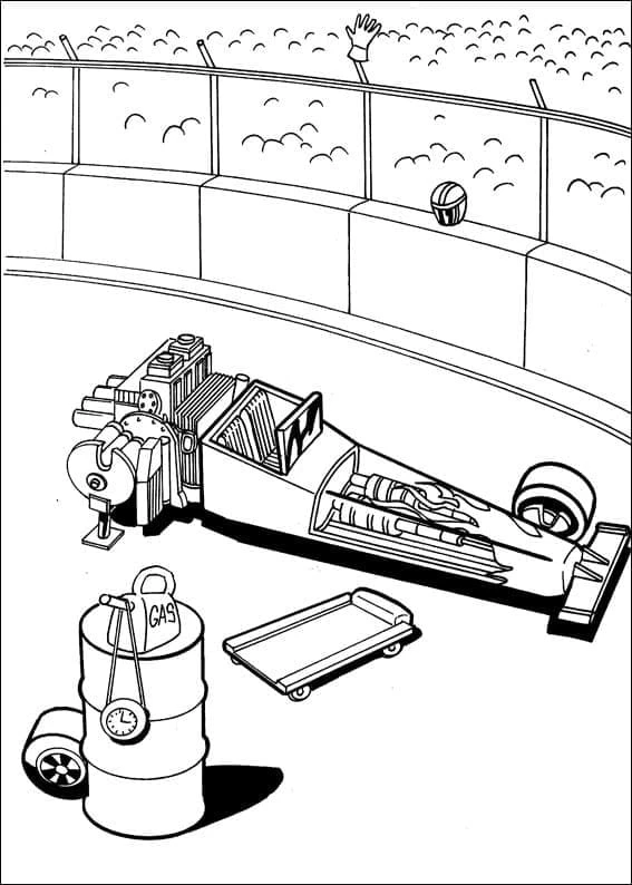 Hot Wheels boyama sayfası – okul öncesi, evde etkinlik