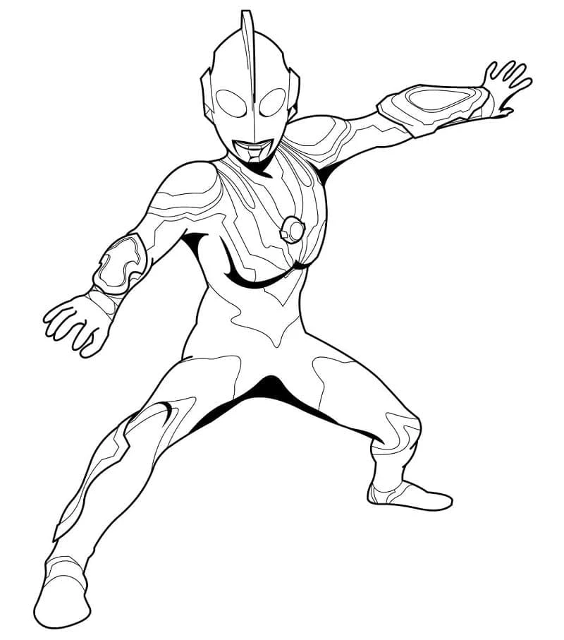 Ultraman boyama sayfası #4 – aile ile vakit geçirme, renk bilgisini öğretir