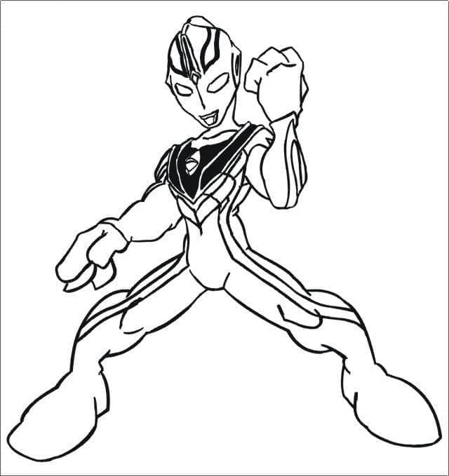 Ultraman boyama sayfası #10 – hayal gücünü besler, tamamen ücretsiz
