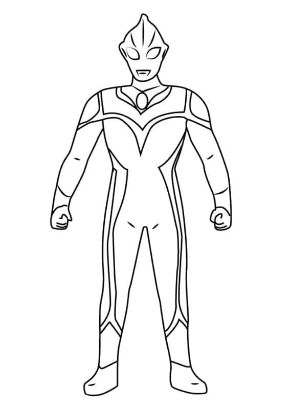 Ultraman boyama sayfası #15 – A4 baskıya uygun, ücretsiz yazdır