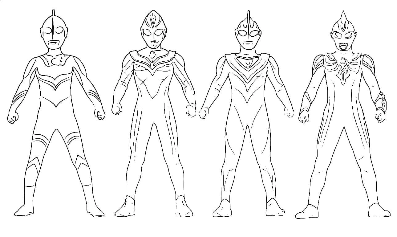 Ultraman boyama sayfası #20 – çocuklarla kaliteli zaman, yaratıcılığı geliştirir