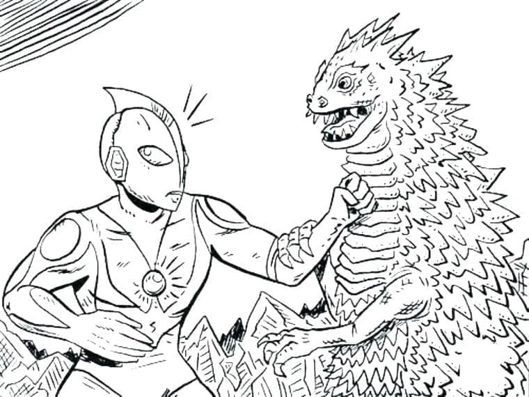 Ultraman boyama sayfası #26 – eğlenceli etkinlik, el becerilerini geliştirir