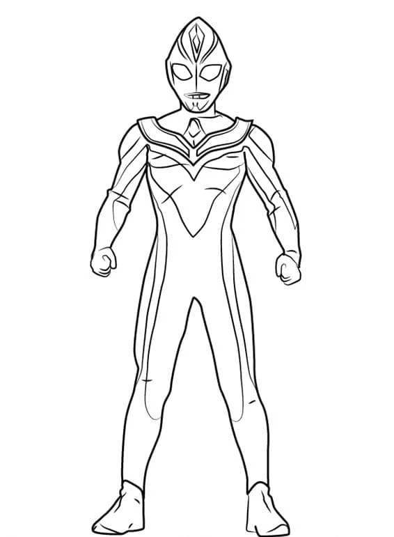 Ultraman boyama sayfası #28 – okul öncesi, evde etkinlik