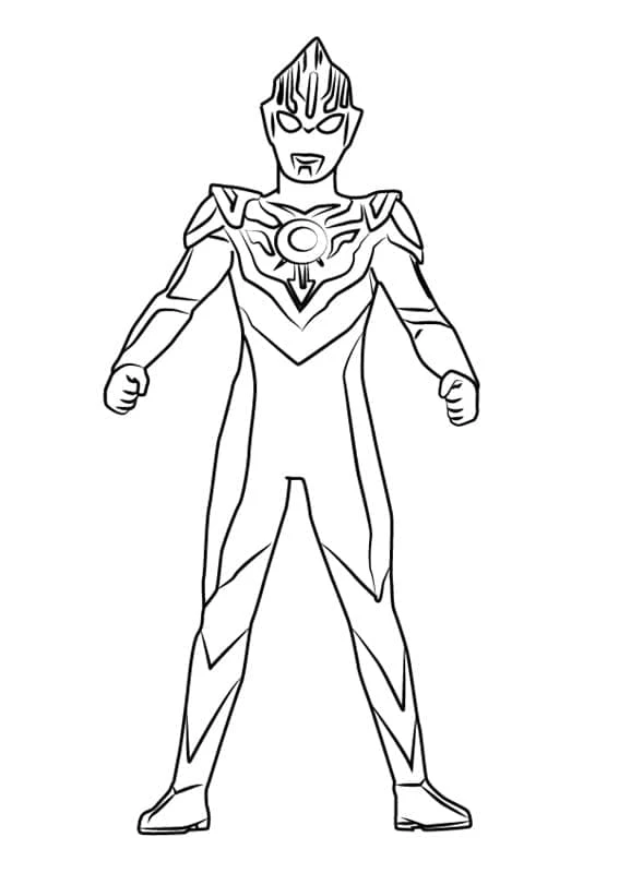 Ultraman boyama sayfası #35 – evde etkinlik, anaokulu etkinliği
