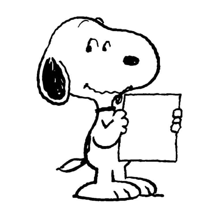 Snoopy boyama sayfası #2 – doğum günü partisi aktivitesi, ekran süresine alternatif
