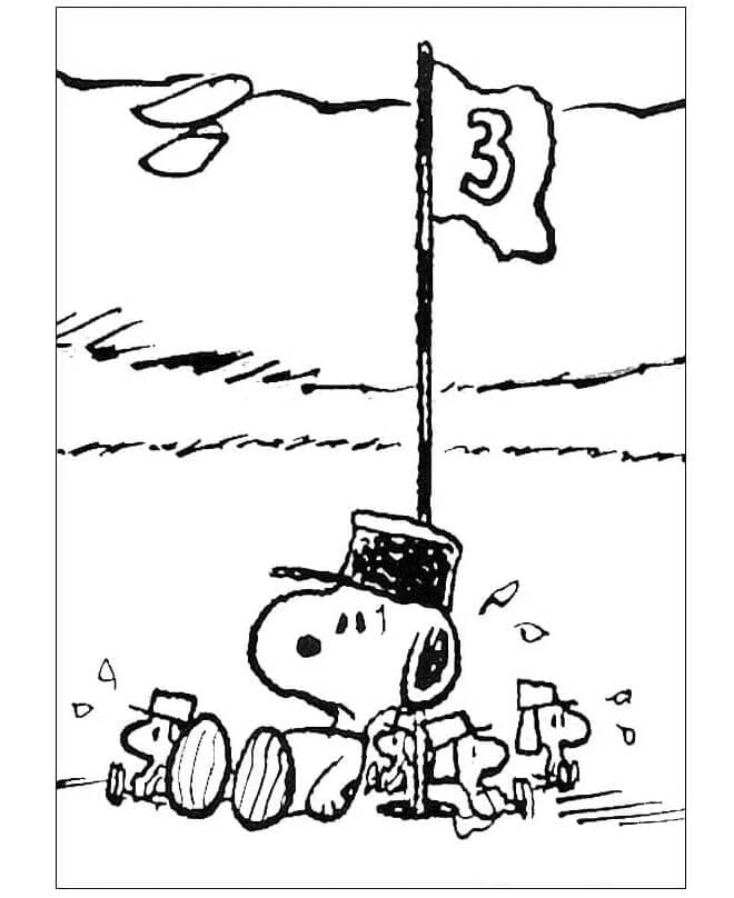 Snoopy boyama sayfası – boyama çalışması, yaratıcılığı geliştirir