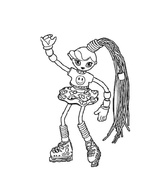 Betty Spaghetty boyama sayfası – keyifli zaman, renkli çizimler