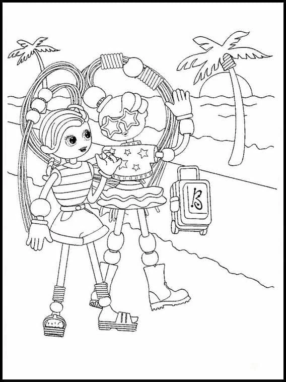 Betty Spaghetty boyama sayfası – yaratıcılık, eğlenceli etkinlik