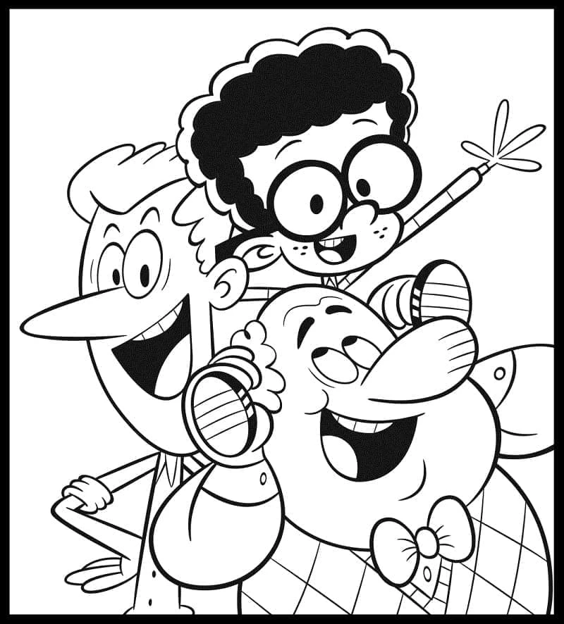 The Loud House boyama sayfası – PDF indir, sevimli karakter