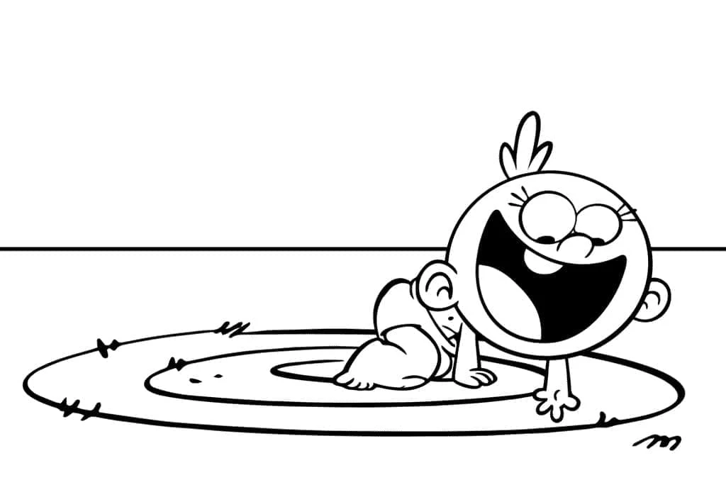 The Loud House boyama sayfası – eğlenceli etkinlik, el becerilerini geliştirir