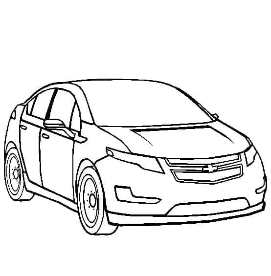Chevrolet boyama sayfası – keyifli zaman, renkli çizimler