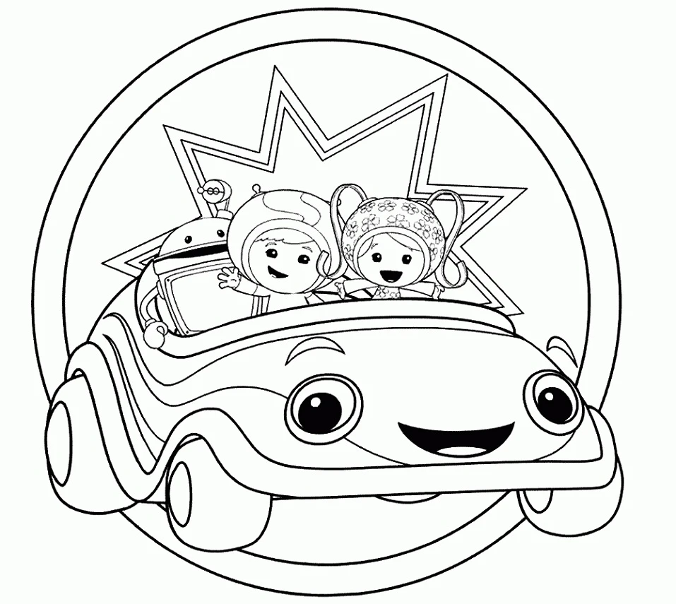 Team Umizoomi boyama sayfası #10 – doğum günü partisi aktivitesi, ekran süresine alternatif
