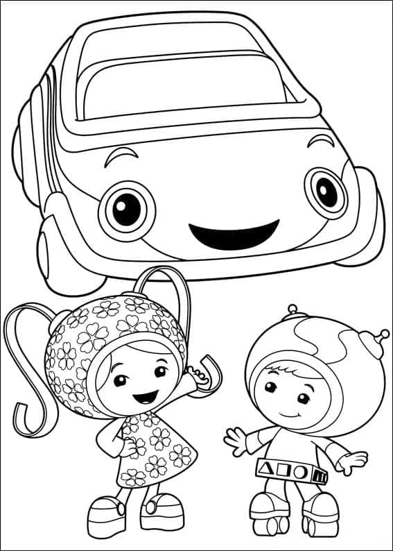 Team Umizoomi boyama sayfası #17 – ekran süresine alternatif, çocuklarla kaliteli zaman