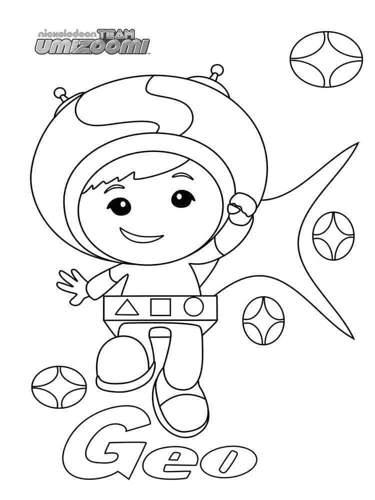 Team Umizoomi boyama sayfası – ücretsiz yazdır, boyama etkinliği