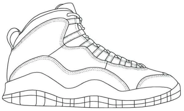 Nike boyama sayfası – çocuk aktivitesi, PDF indir