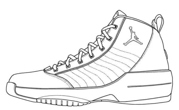 Nike boyama sayfası – renkli çizimler, okul öncesi