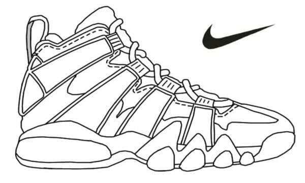 Nike boyama sayfası – PDF indir, sevimli karakter