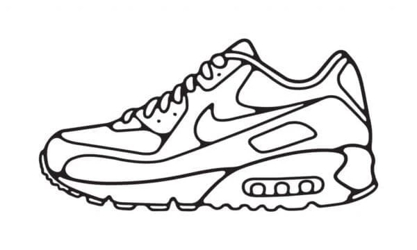 Nike boyama sayfası – boyama etkinliği, çocuk aktivitesi
