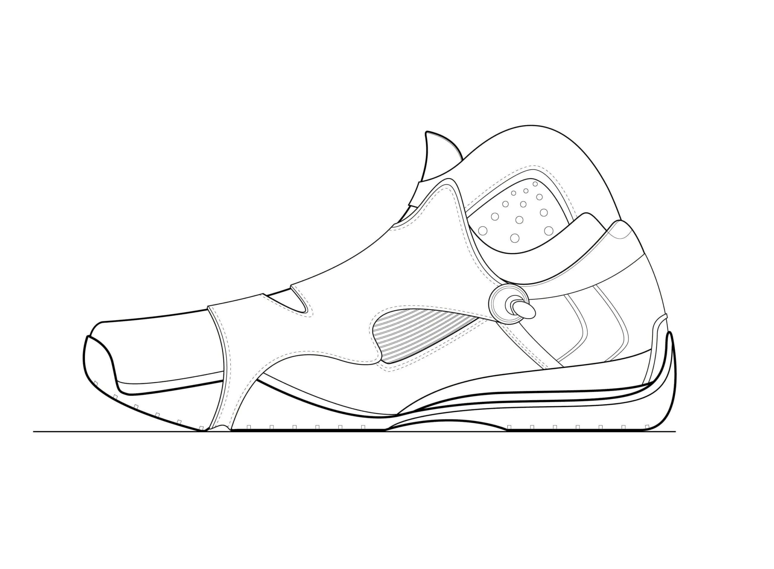 Nike boyama sayfası – eğitici aktivite, yaratıcılık