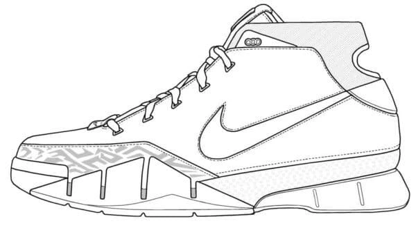Nike boyama sayfası – keyifli zaman, renkli çizimler