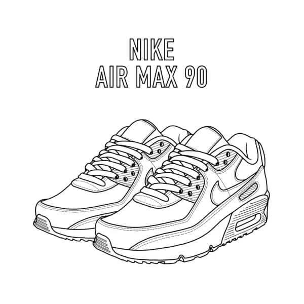 Nike boyama sayfası – eğitici aktivite, yaratıcılık