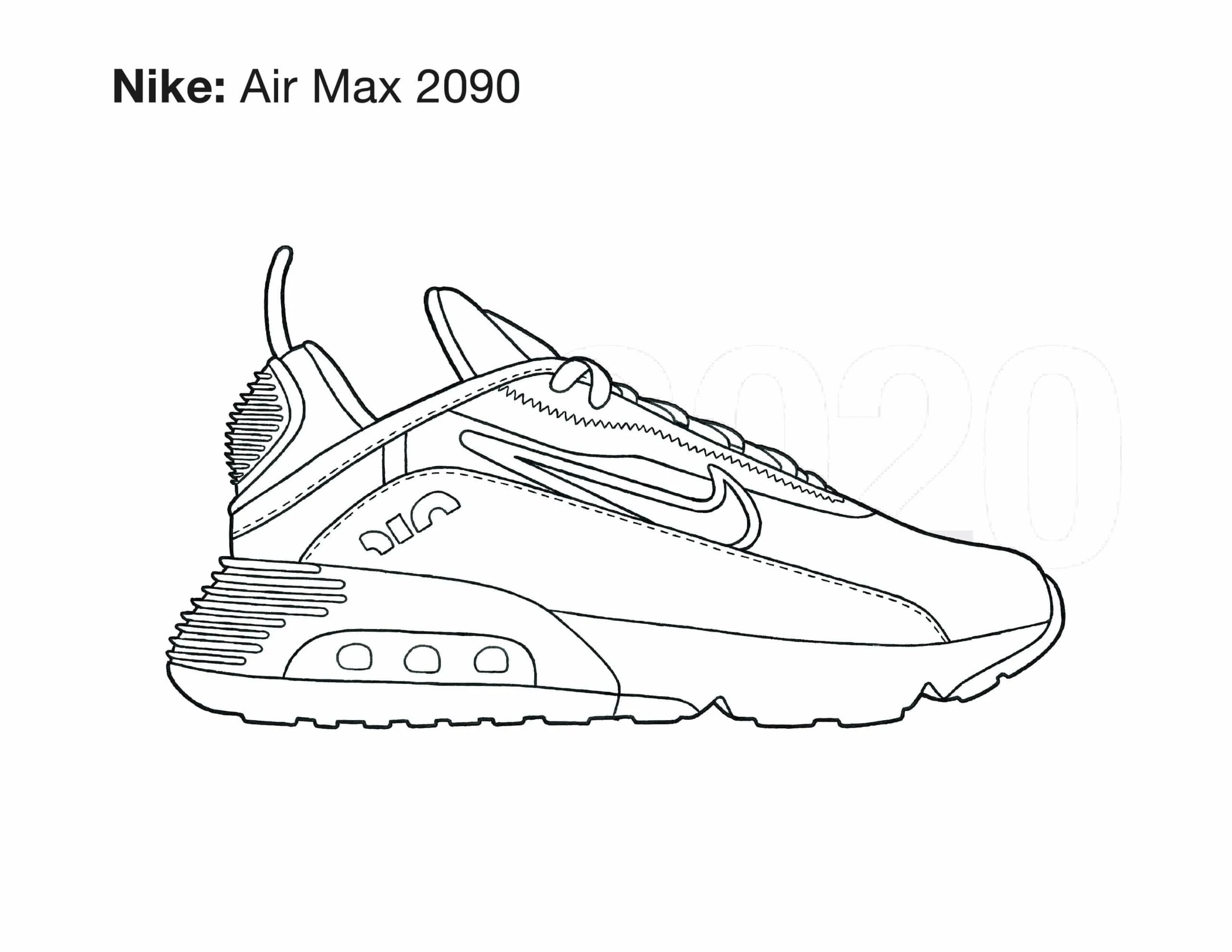 Nike boyama sayfası – keyifli zaman, renkli çizimler