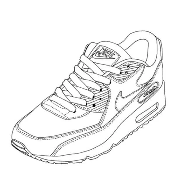 Nike boyama sayfası – eğitici aktivite, yaratıcılık