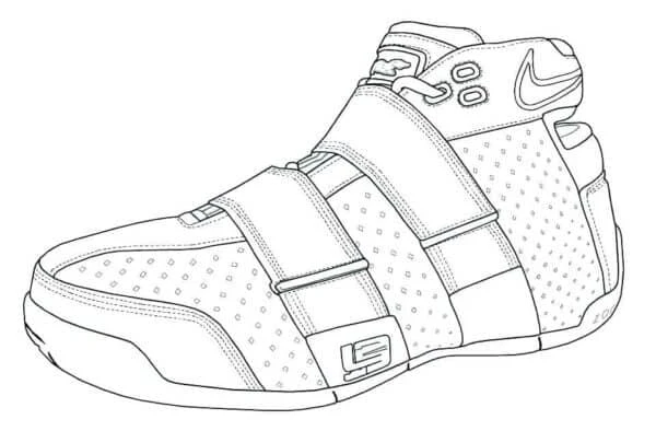 Nike boyama sayfası – keyifli zaman, renkli çizimler