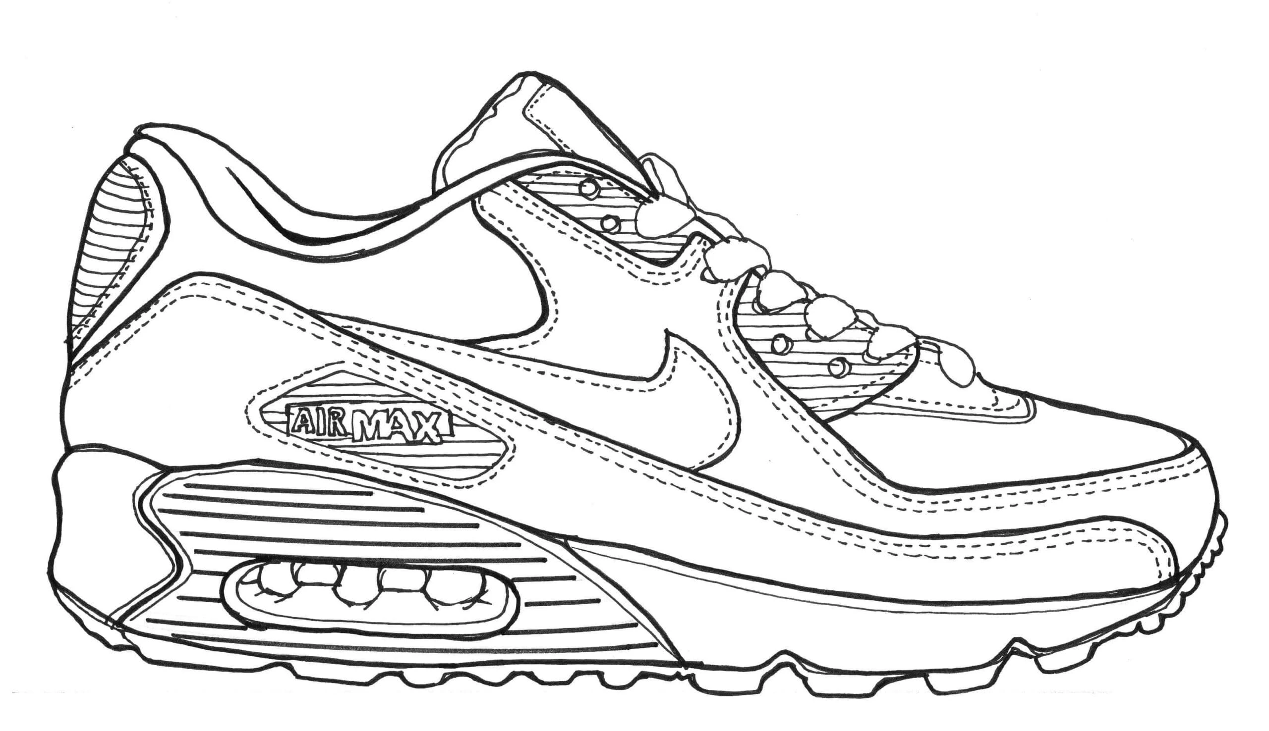 Nike boyama sayfası – PDF indir, sevimli karakter