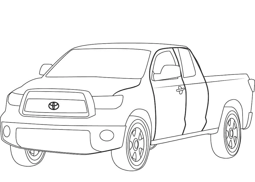 Toyota boyama sayfası – el becerilerini geliştirir, boyama çalışması