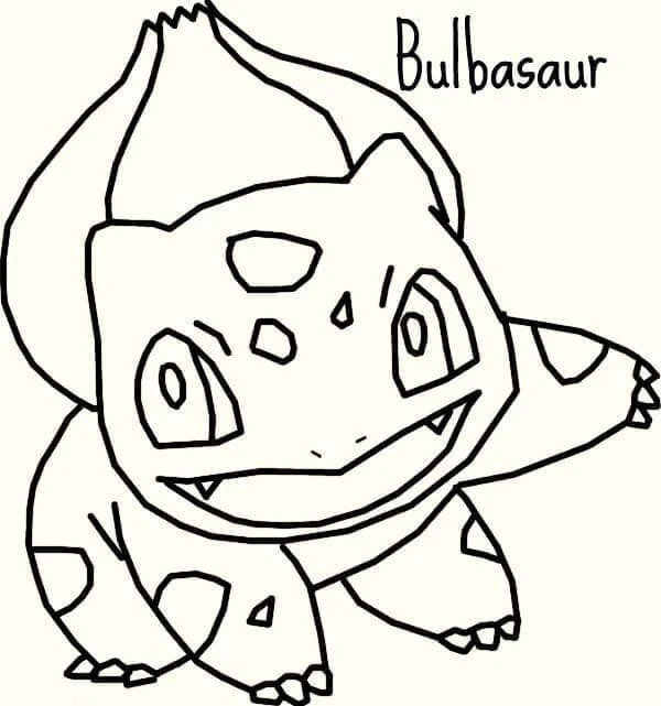 Bulbasaur boyama sayfası – yaratıcılığı geliştirir, keyifli zaman