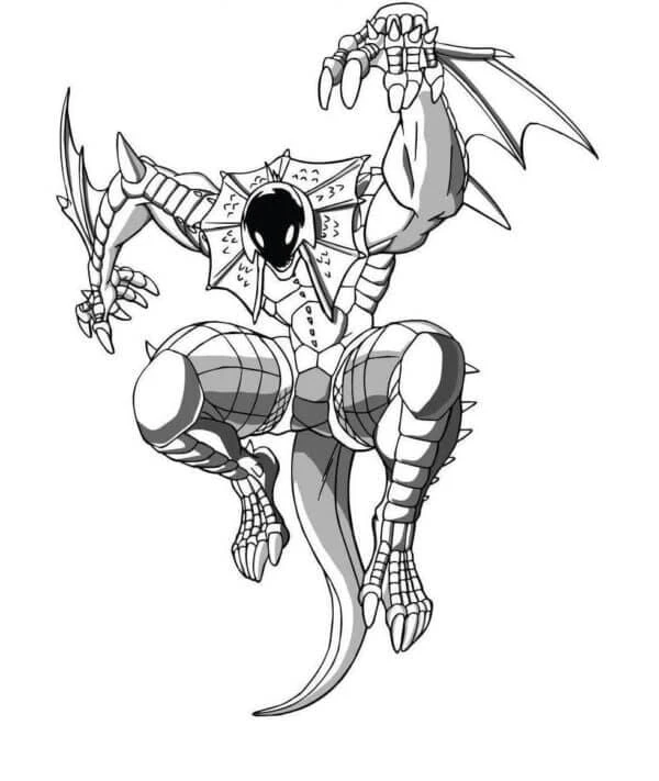 Bakugan boyama sayfası – sanatsal çalışma, çocuklar için