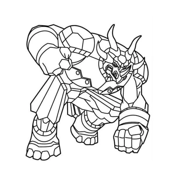 Bakugan boyama sayfası – eğlenceli etkinlik, el becerilerini geliştirir