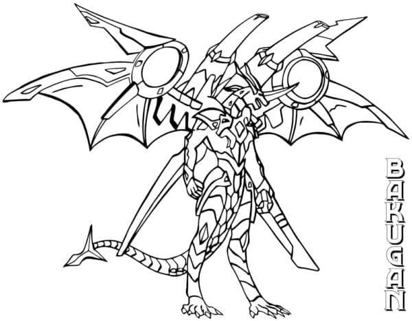 Bakugan boyama sayfası – çocuk aktivitesi, PDF indir