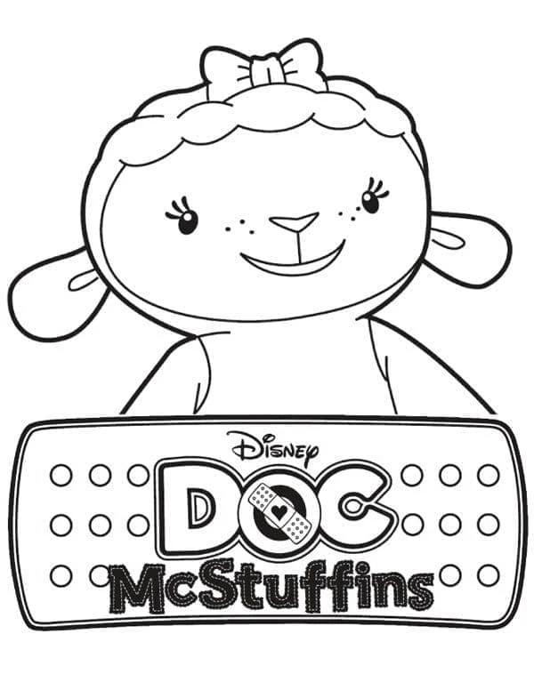 Doktor McStuffins boyama sayfası – PDF indir, sevimli karakter