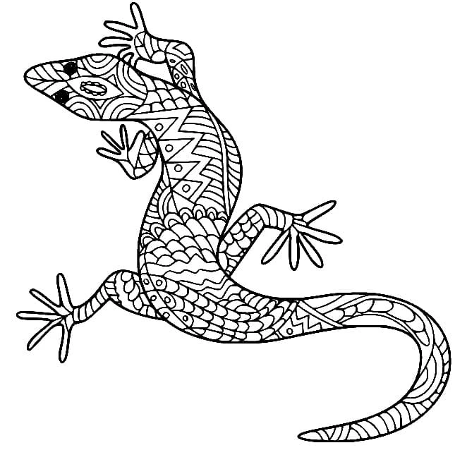Zentangle boyama sayfası – kolay boyama, eğitici aktivite